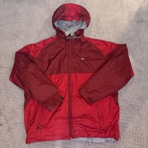 Nike Vintage ACG Windbreaker Fit Storm Fullzip Hoodie Jacket Red/Maroon Sz XXL